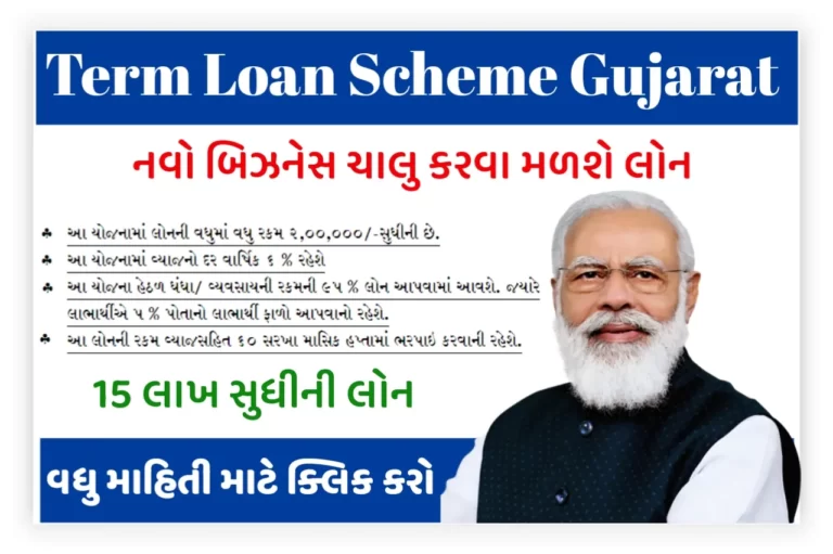 Term Loan Scheme Gujarat:નવા ધંધા માટે ટર્મ લોન યોજના