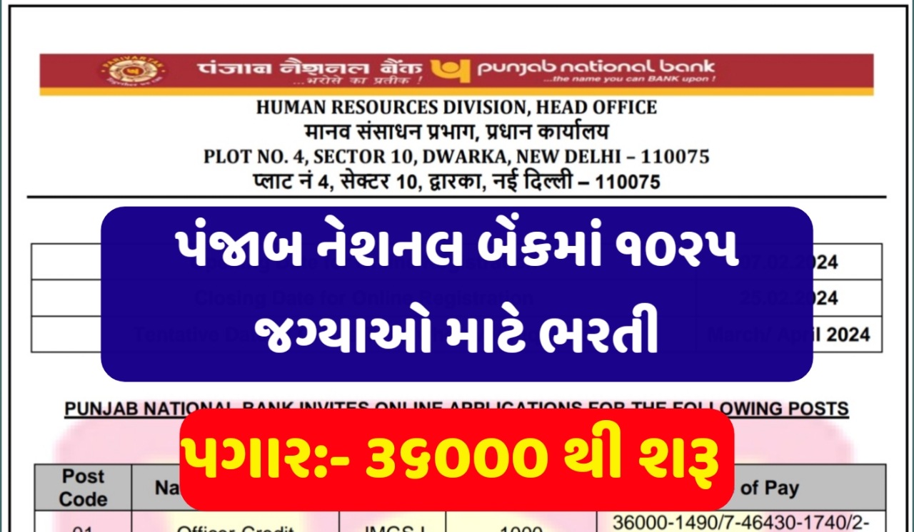 PNB SO Recruitment 2024